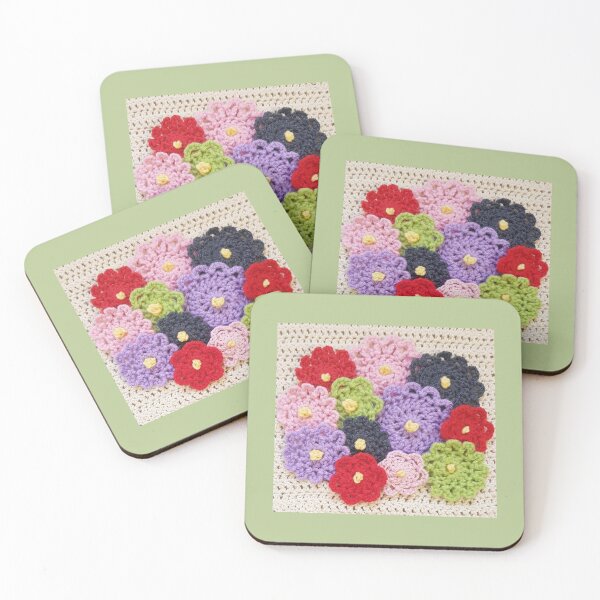 Item preview, Crochet Flower Garden - Multi-colour designed and sold by Miss Sherry's Home.