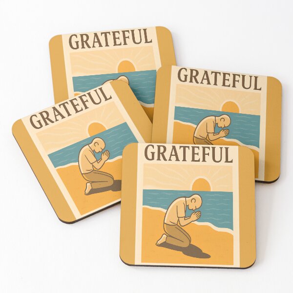 Item preview, Grateful Heart – Sunrise Beach Prayer Art About Gratitude, God, Love, and Spiritual Peace designed and sold by ReyDeLaCalle.