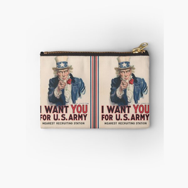 Item preview, I Want You for U.S. Army Poster | Uncle Sam WWI Recruitment Wall Art | Vintage Military Print designed and sold by neildoch.