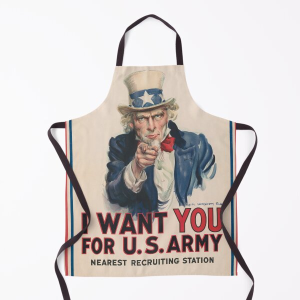 Item preview, I Want You for U.S. Army Poster | Uncle Sam WWI Recruitment Wall Art | Vintage Military Print designed and sold by neildoch.