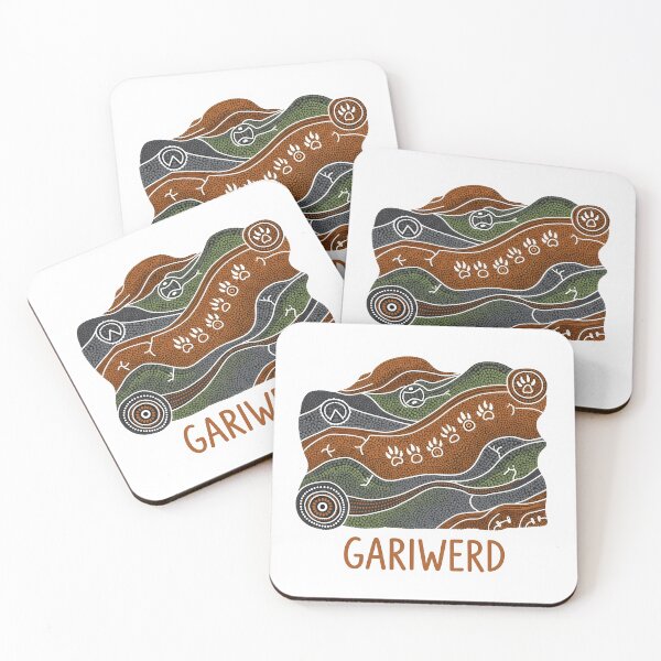 Item preview, The Ancient Land of Gariwerd: An Abstract Grampians Artwork designed and sold by Digital Dreams Arts.