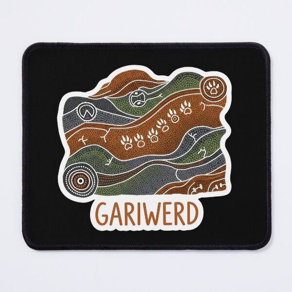 Item preview, The Ancient Land of Gariwerd: An Abstract Grampians Artwork designed and sold by Digital Dreams Arts.
