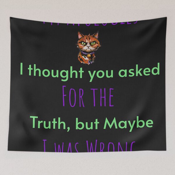 Item preview, The Truth Hurts - Sarcastic Apology designed and sold by ArtisticDesignsbyLinda.