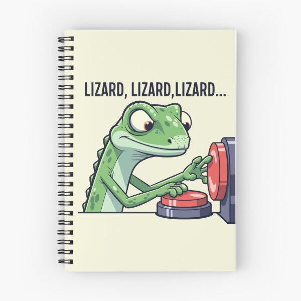 Item preview, Elio Lizard Meme Button Presser designed and sold by Amelia Design.