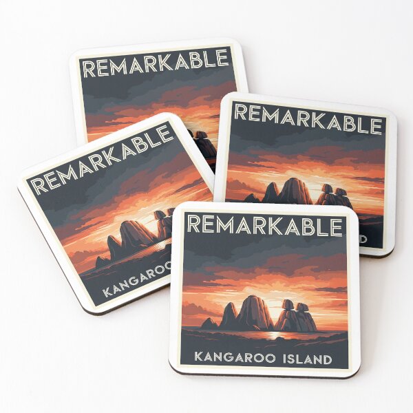 Item preview, Remarkable Rocks: A Powerful and Minimalist Kangaroo Island Art designed and sold by Digital Dreams Arts.