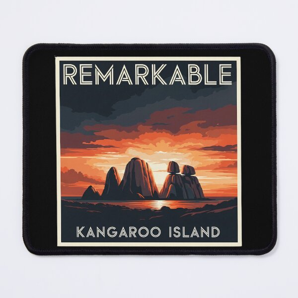 Item preview, Remarkable Rocks: A Powerful and Minimalist Kangaroo Island Art designed and sold by Digital Dreams Arts.