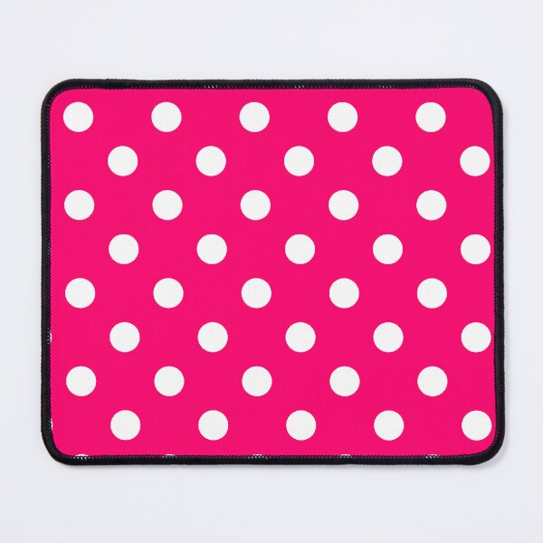 Item preview, White Polka Dots on Vivid Pink designed and sold by POLKAIWERX.
