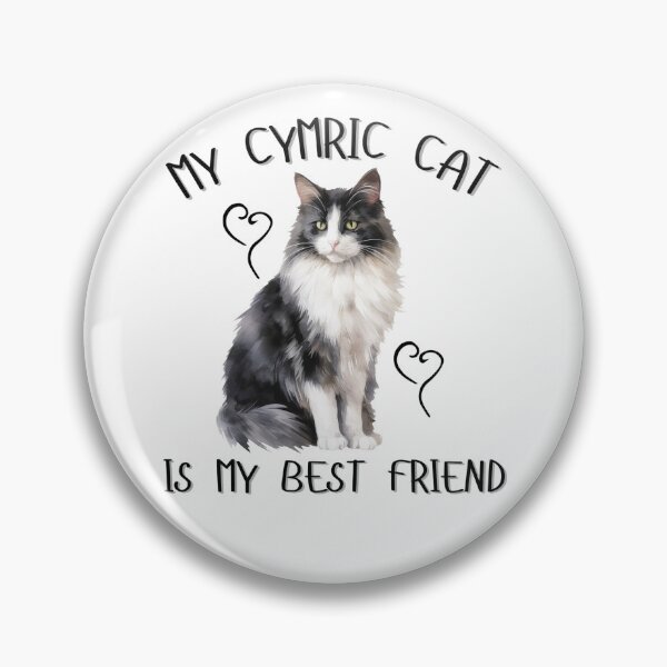 Item preview, My Cymric Cat Is My Best Friend designed and sold by Viikis.
