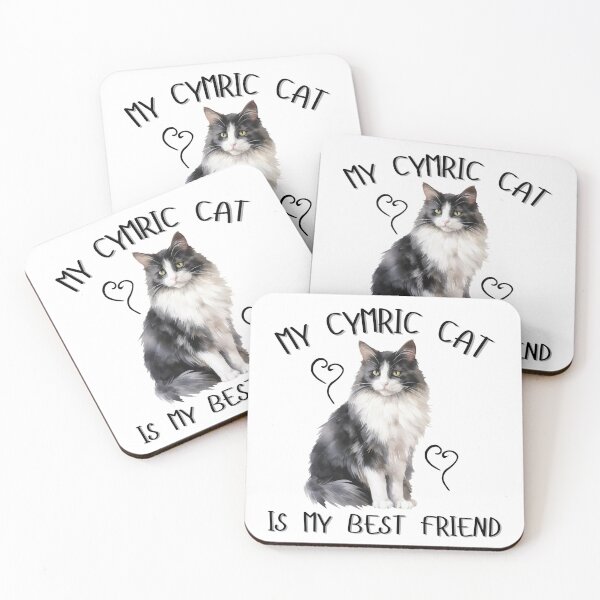 Item preview, My Cymric Cat Is My Best Friend designed and sold by Viikis.