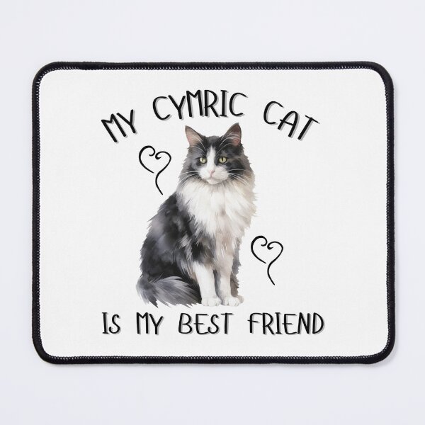 Item preview, My Cymric Cat Is My Best Friend designed and sold by Viikis.