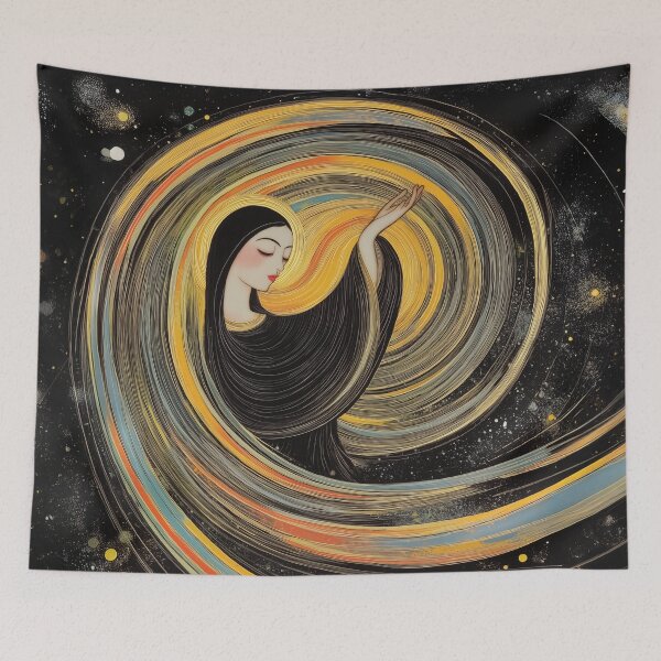 Item preview, A beautiful design of Mary mother of Jesus in a Qajar art style. designed and sold by HEMRO.
