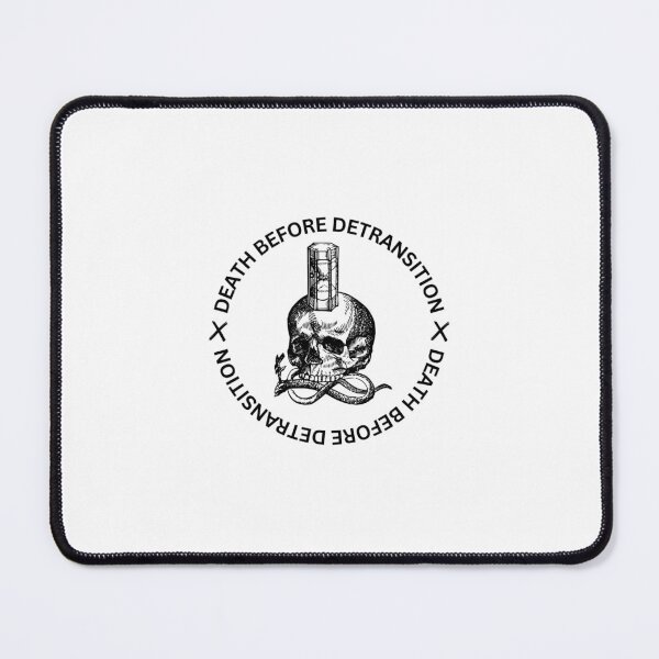Item preview, Death Before Detransition Trans Art designed and sold by Loops & Lines.