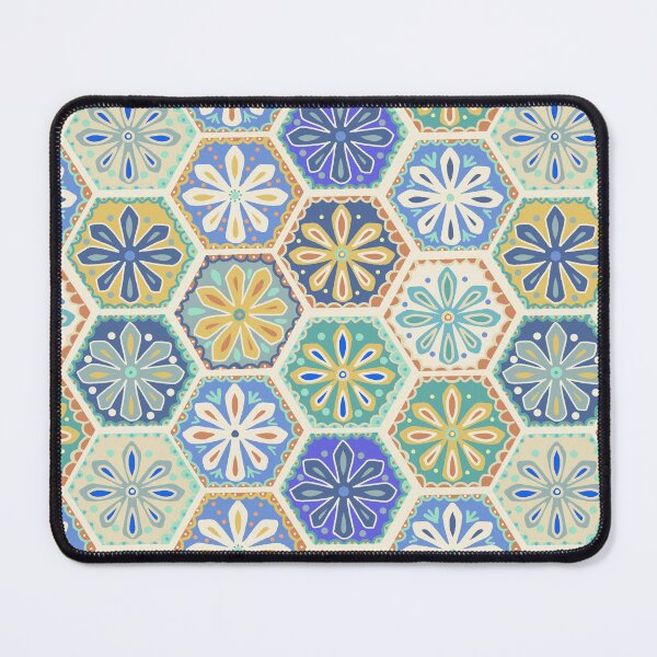 Item preview, Hexagonal Flower Tile designed and sold by Callyedesigns.
