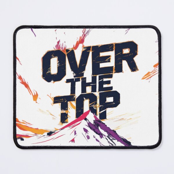 Item preview, "Over the Top" Motivational Quote Bold Inspirational Design designed and sold by WovennDesigns.