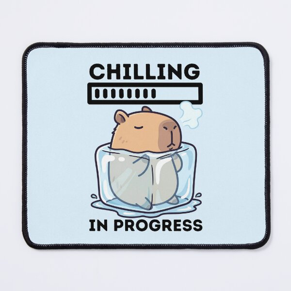 Item preview, Chilling In Progress - Capybara designed and sold by The magic Yellow bus.