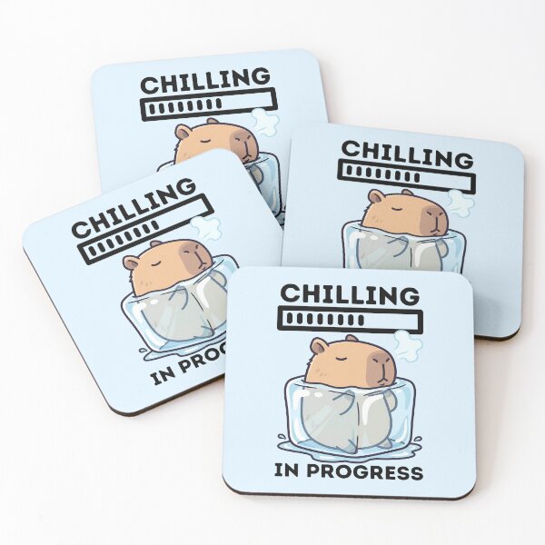 Item preview, Chilling In Progress - Capybara designed and sold by The magic  Yellow bus.
