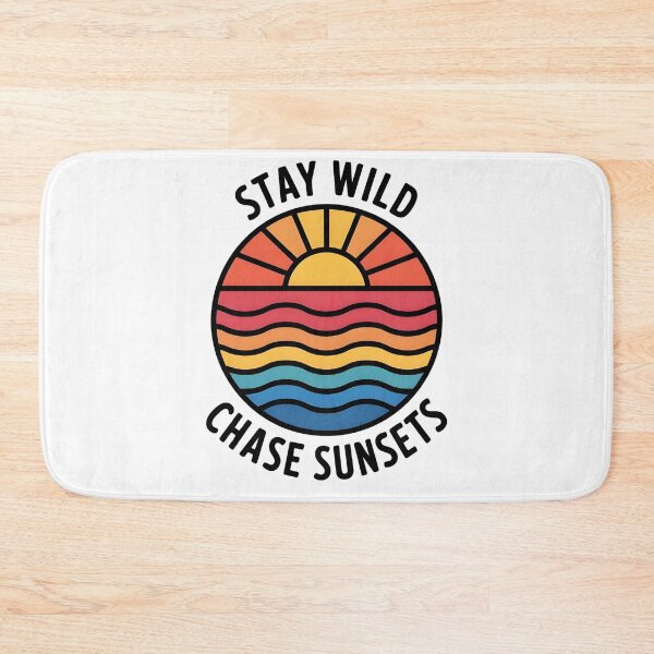 Item preview, Stay Wild Chase Sunsets - Retro Adventure  designed and sold by VinsendDraconi.