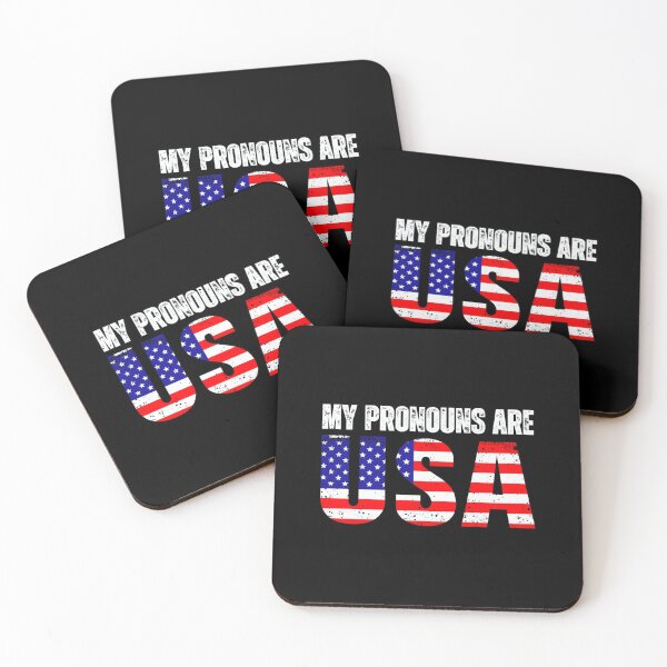 Item preview, My Pronouns Are USA Flag Design designed and sold by kfxforex.