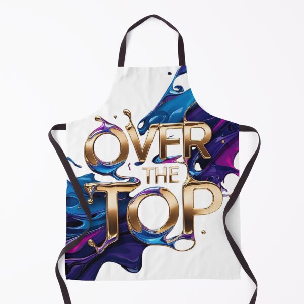 Item preview, "Over the Top" Modern Typography Quote designed and sold by WovennDesigns.