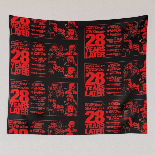 Item preview, 28 YEARS LATER Celebrative print AARON TAYLOR JOHNSON ALFIE WILLIAMS JODIE COMER DANNY BOYLE ALEX GARLAND CILLIAN MURPHY designed and sold by Campbell0395.