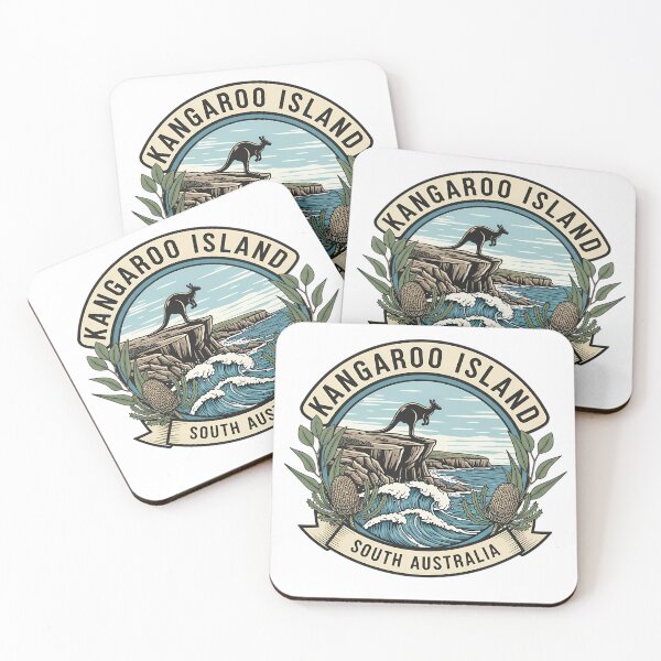 Item preview, Kangaroo Island, South Australia: A Vintage Adventure Emblem designed and sold by Digital Dreams Arts.