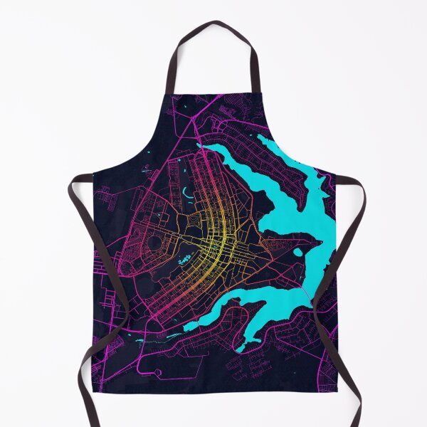 Item preview, Brasilia City Map of Brazil - Neon designed and sold by deMAP.