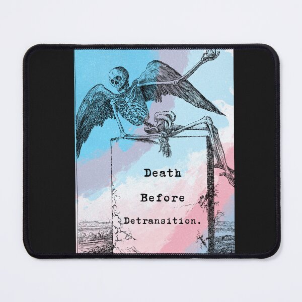 Item preview, Death Before Detransition - Trans Art designed and sold by Loops & Lines.