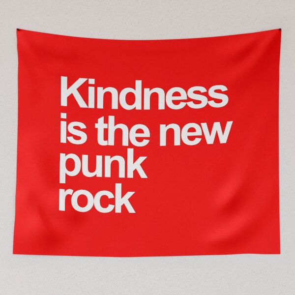 Item preview, Kindness is the new punk rock designed and sold by savethetshirt.