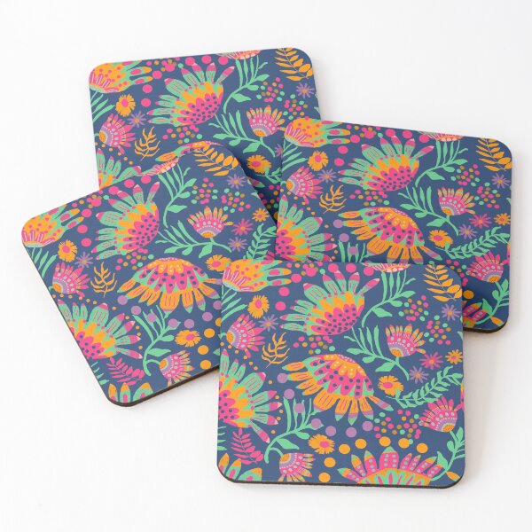Item preview, Bold Rainbow Flowers designed and sold by Callyedesigns.