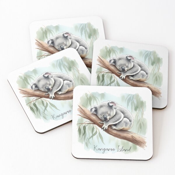 Item preview, A Sleepy Koala: A Gentle Kangaroo Island Watercolor designed and sold by Digital Dreams Arts.