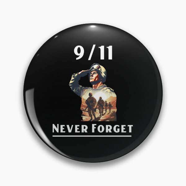 Item preview, September 11th Memorial Soldier Tribute – Never Forget 9/11 Patriotic Design designed and sold by Ani-24.