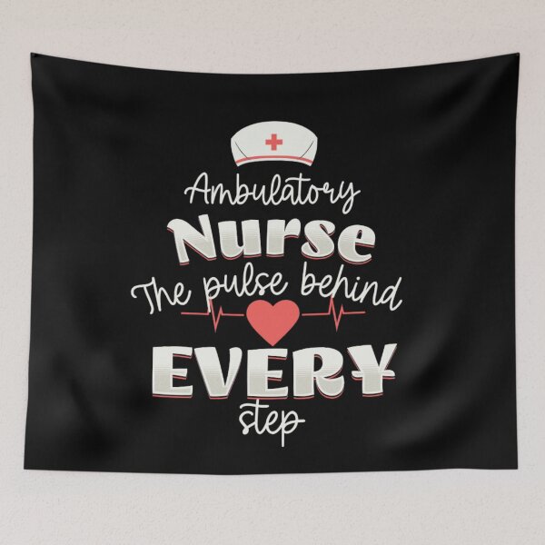 Item preview, Ambulatory Nurse The Pulse Behind Every Step designed and sold by Gravly.