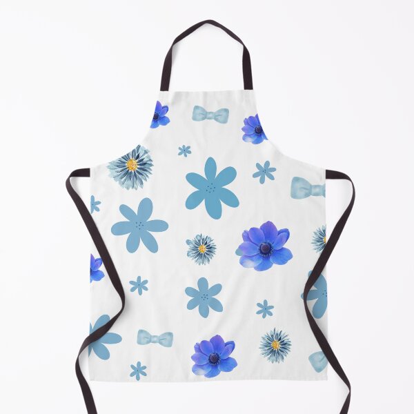 Item preview, Blue Aesthetic Flowers & Bows – Cute Pattern Design designed and sold by FASA's ART.