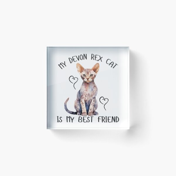 Item preview, My Devon Rex Cat Is My Best Friend designed and sold by Viikis.
