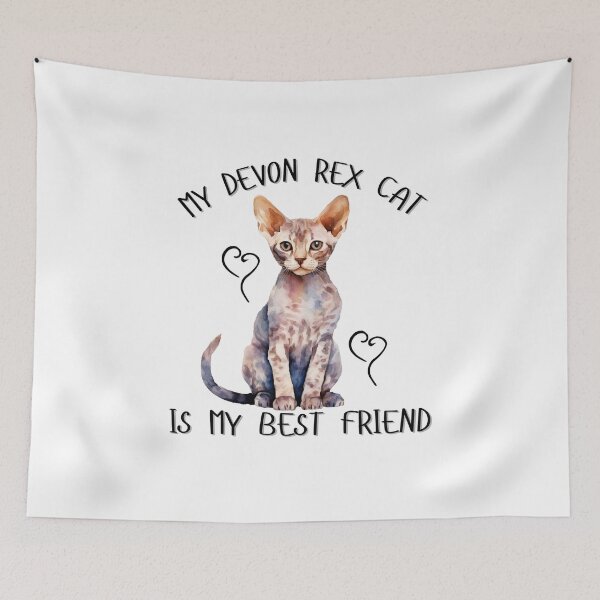Item preview, My Devon Rex Cat Is My Best Friend designed and sold by Viikis.