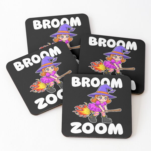 Item preview, BROOM ZOOM - WITCH HALLOWEEN designed and sold by KEF Custom.