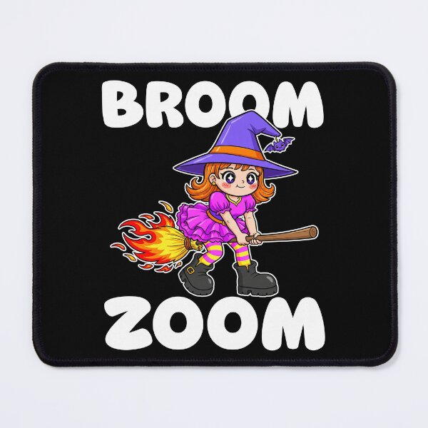 Item preview, BROOM ZOOM - WITCH HALLOWEEN designed and sold by KEF Custom.