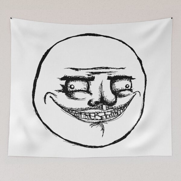Item preview, Smiling Meme Face designed and sold by RogueArtisan.