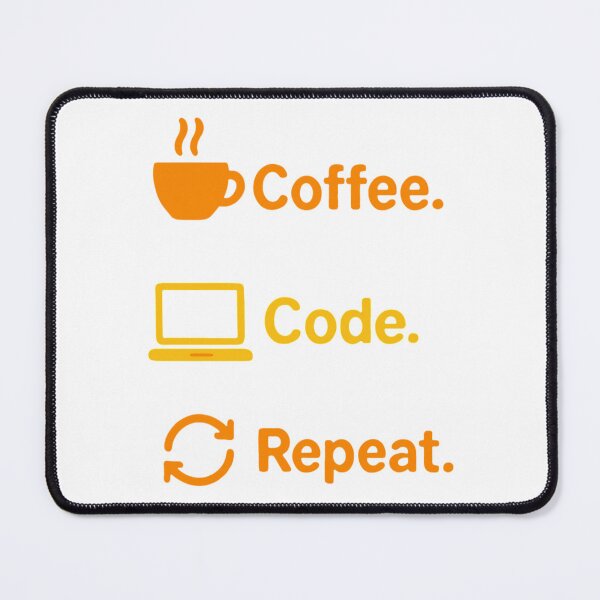 Item preview, Coffee-Code-Repeat, Coffee & Code, daily business designed and sold by Chris-DesignLab.