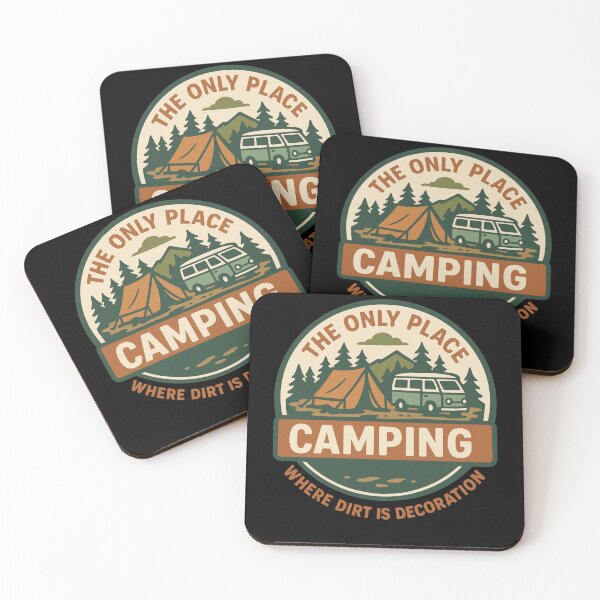 Item preview, Funny Camping Camper Van Adventure Design designed and sold by LuminOrb.