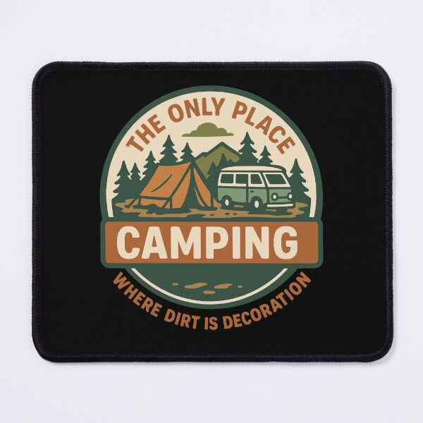 Item preview, Funny Camping Camper Van Adventure Design designed and sold by LuminOrb.