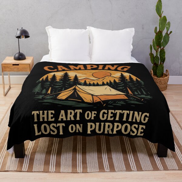Item preview, Camping The Art Of Getting Lost On Purpose designed and sold by LuminOrb.