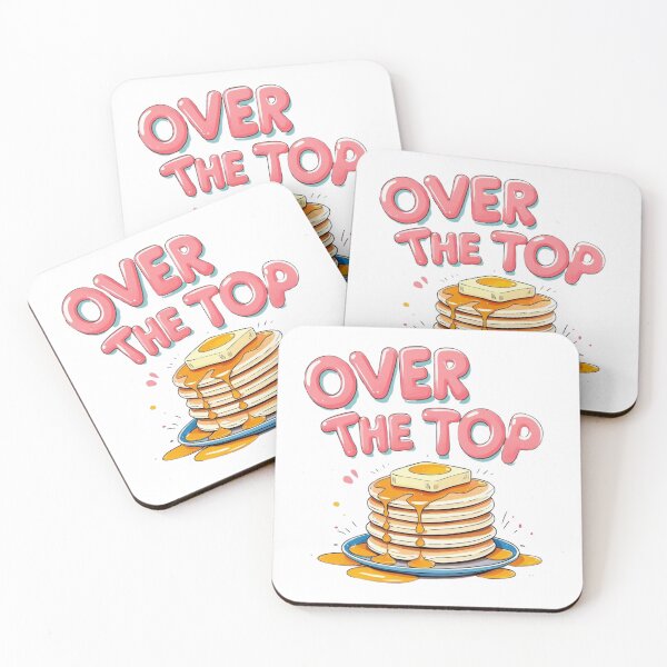 Item preview, "Over the Top" Funny Humorous Sarcastic Graphic designed and sold by WovennDesigns.