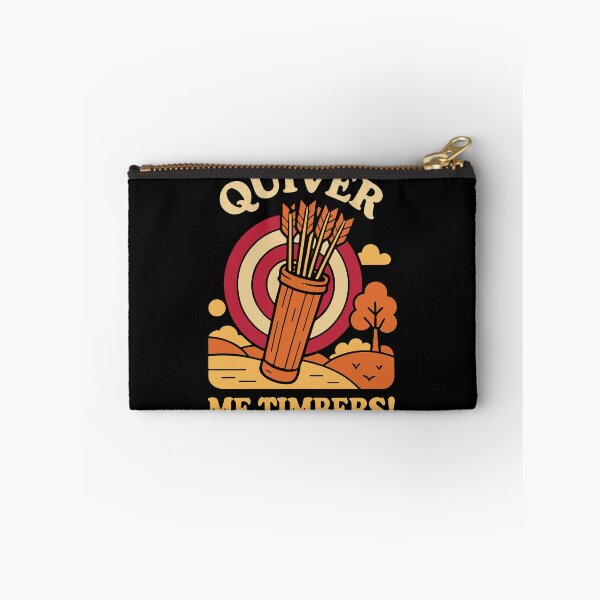 Item preview, Quiver Me Timbers Funny Archer Archery Bow designed and sold by LuminOrb.