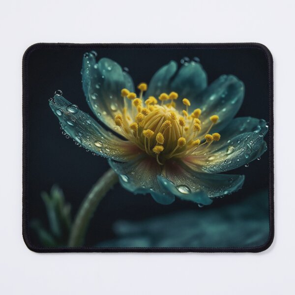 Item preview, Mystical glowing flower with dewdrops designed and sold by Thread & Chuckles.