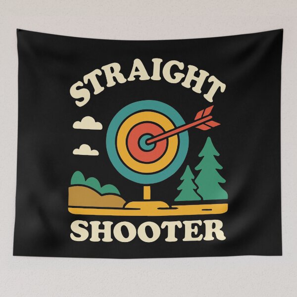 Item preview, Straight Shooter Archery Bow Archer Funny designed and sold by LuminOrb.