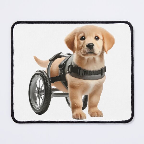 Item preview, Dog with wheels - Disabled Dog designed and sold by PERIferyART.