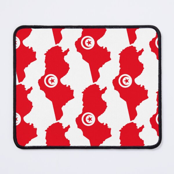 Item preview, Tunisia map and flag designed and sold by Wolagno.