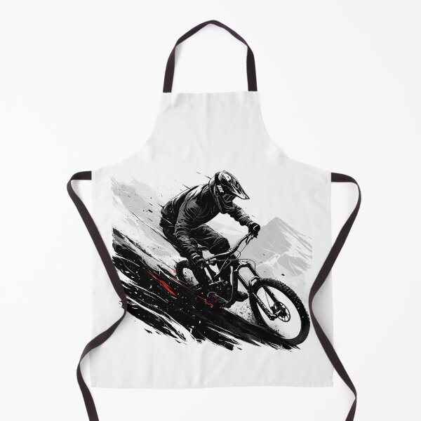 Item preview, Dynamic Mountain Biker Silhouette Design designed and sold by Windy-market.