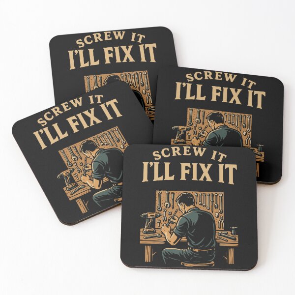 Item preview, Screw It I'll Fix It Garage Mechanic Funny Saying designed and sold by LuminOrb.